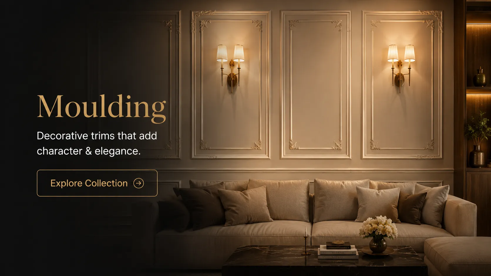 PU Moulding Wall Frames